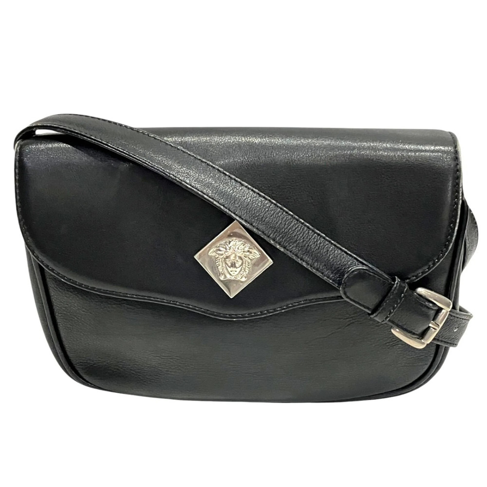 Versace leather shoulder bag